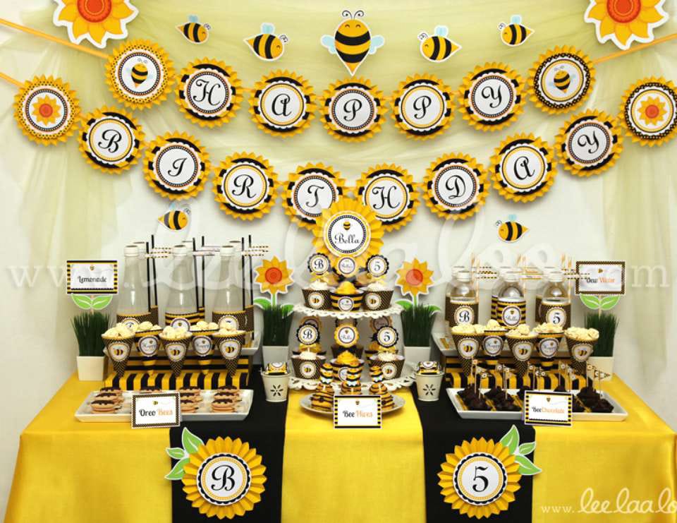 Honey Bee Birthday Party Theme 6 Sweet Birthday Planners